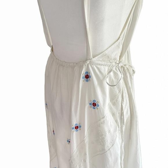 NEW Free People Dewdrop Maxi Dress White Ivory Floral Lace Size M NWT - Picture 9 of 16